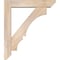 Ekena Millwork Balboa Slat Smooth Bracket w/ Offset Brace, Douglas Fir, 5 1/2"W x 26"D x 30"H BKT0604X26X30BOA06SDF - alternate 3